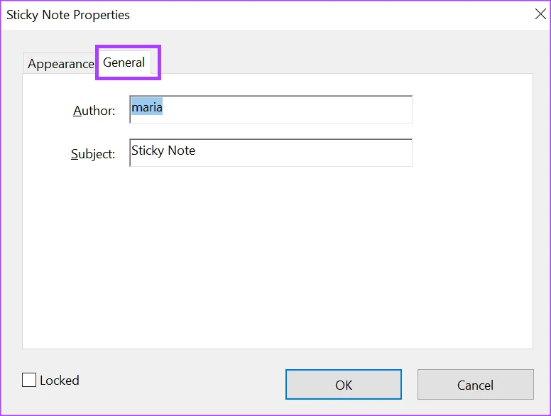 Come modificare il nome dell'autore per i commenti in Adobe Acrobat