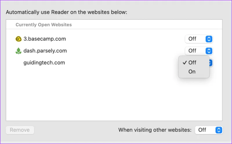 7 migliori soluzioni per la modalità Reader che non funziona in Safari