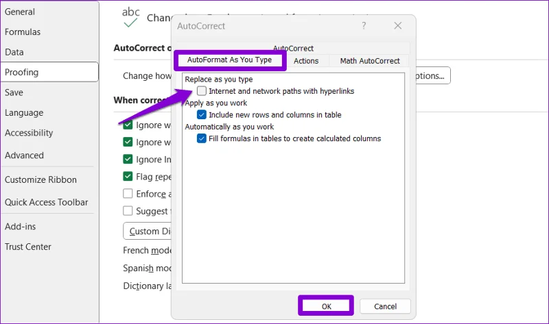 6 maneiras principais de corrigir hiperlinks que não funcionam no Microsoft Excel para Windows