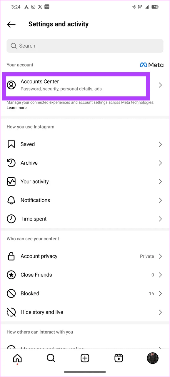 Pourquoi Instagram dit-il que j'ai un message alors que ce n'est pas le cas