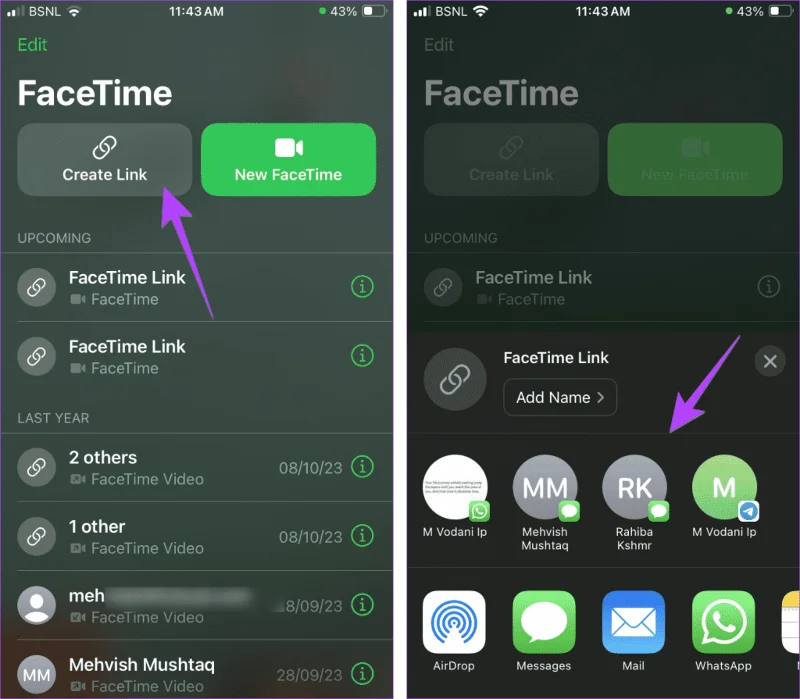 Hoe FaceTime Link naar Android en Windows te verzenden