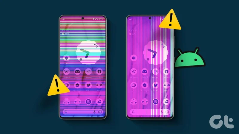 Top 8 manieren om verticale of horizontale lijnen op het Android-scherm te corrigeren
