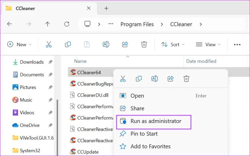 Las 7 formas principales de arreglar que CCleaner no funcione en Windows 11