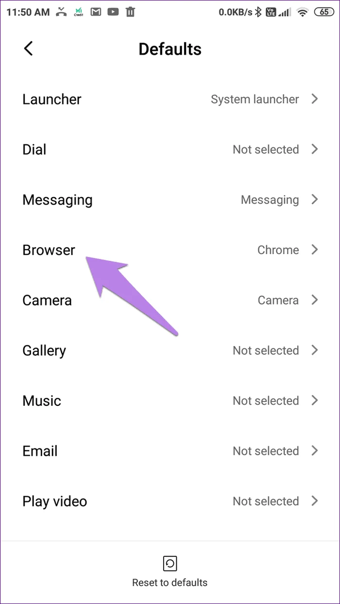 Come rimuovere Mi Browser dal gesto di scorrimento verso l'alto e disattivare l'app