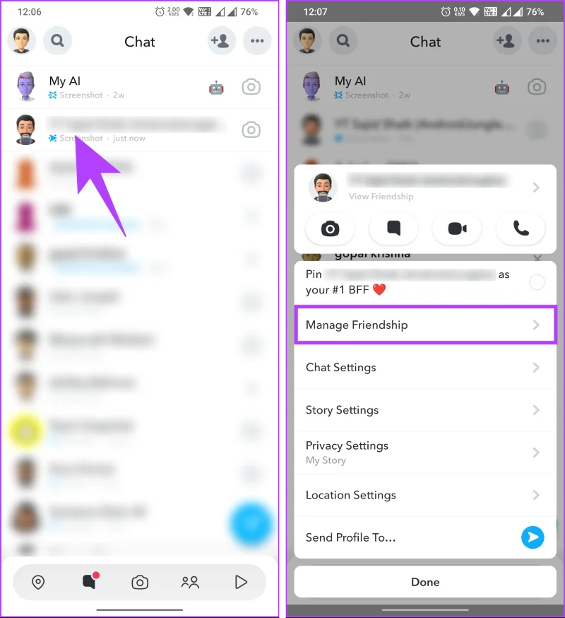 7 semplici modi per nascondere le conversazioni su Snapchat
