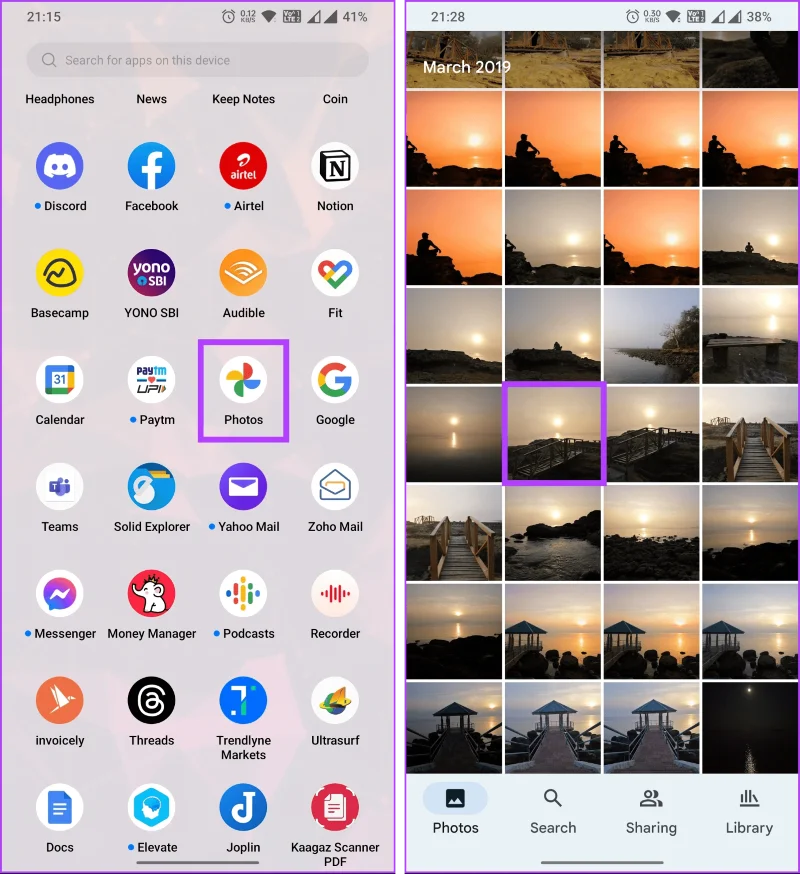 Foto's downloaden van Google Foto's op desktop en mobiel