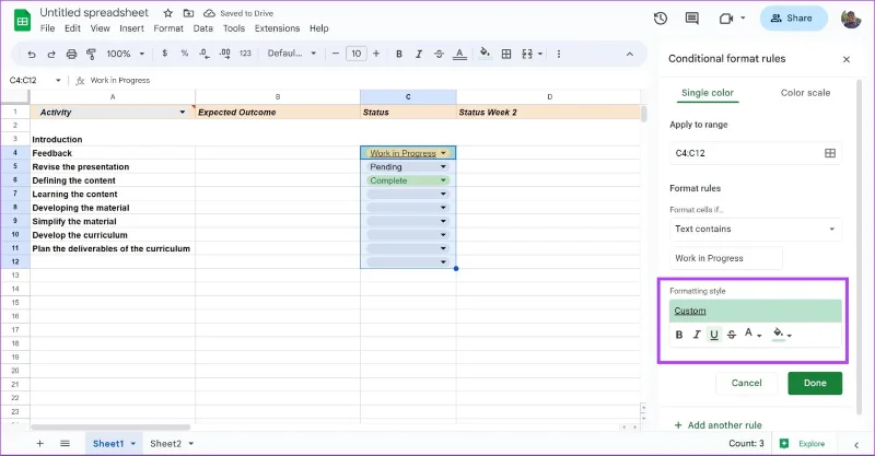 Come creare, modificare ed eliminare elenchi a discesa in Fogli Google