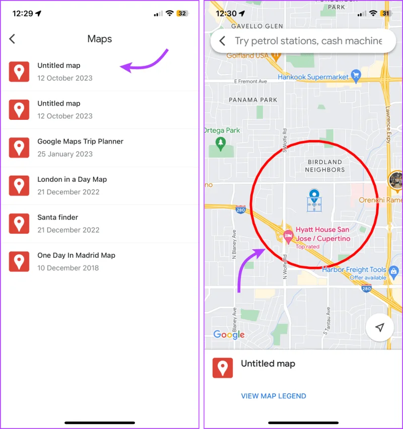 Come disegnare un raggio su Google Maps
