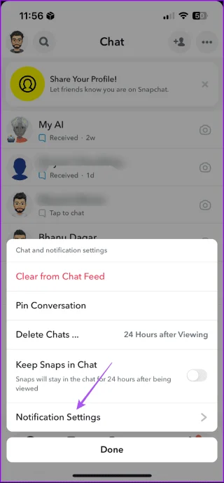 Come modificare il suono delle notifiche di Snapchat