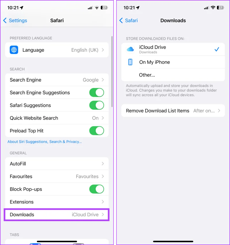 Hoe u Safari-downloads op iPhone en iPad kunt bekijken en beheren