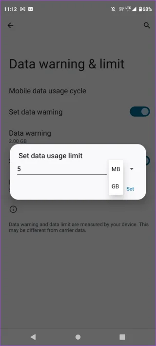 5 manieren om het mobiele datagebruik op Android te beperken