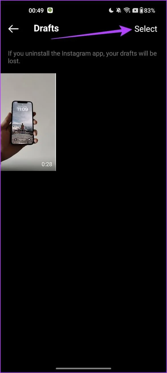 Comment enregistrer, accéder ou supprimer des brouillons sur Instagram
