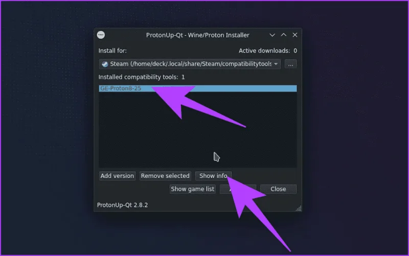 Cómo instalar Proton GE en Steam Deck