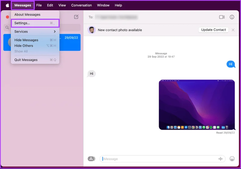 Cómo desactivar iMessage en Mac o iPhone