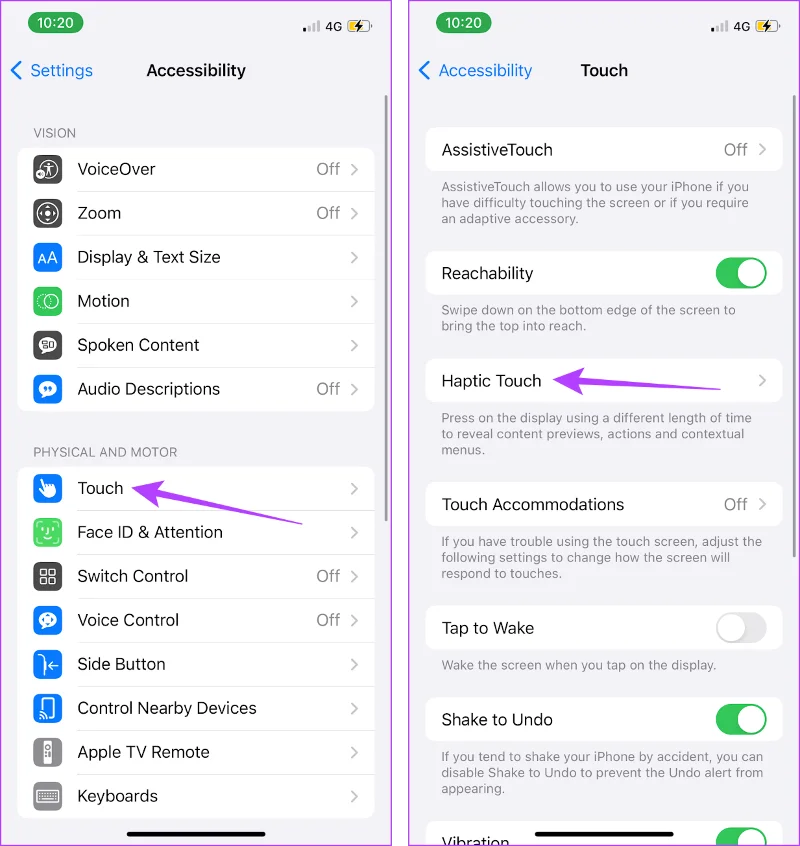 Hoe de aanraakgevoeligheid op de iPhone voor haptiek te veranderen