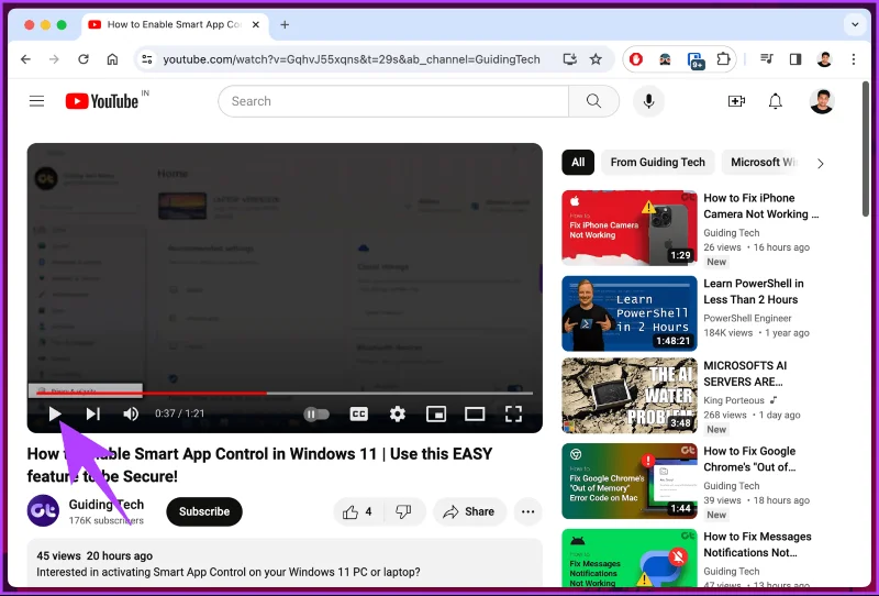 Come andare fotogramma per fotogramma su YouTube su desktop e dispositivi mobili