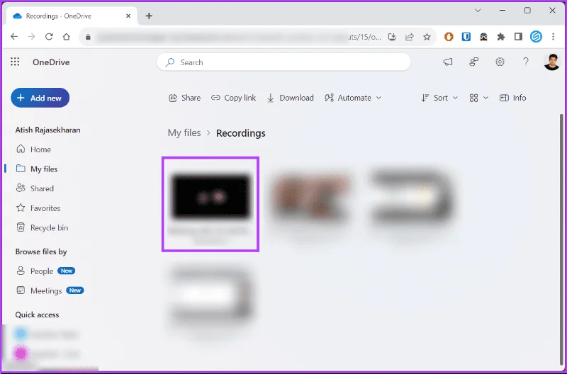 Come scoprire dove sono archiviate le registrazioni dei team