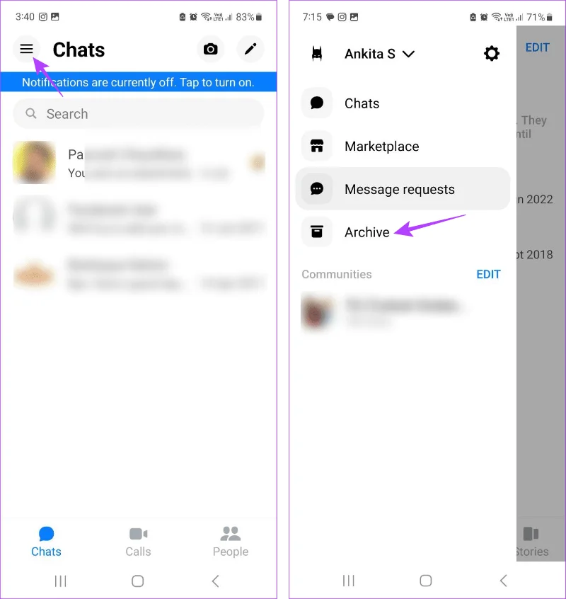 Pouvez-vous récupérer les messages Facebook supprimés