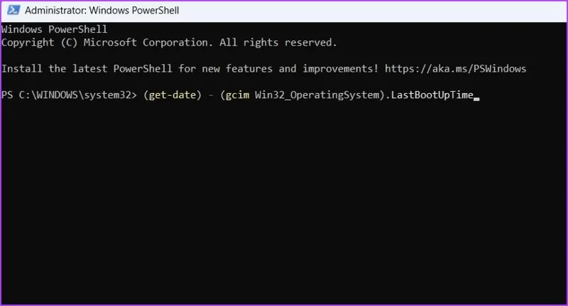 4 mejores formas de comprobar el tiempo de actividad de la PC en Windows 11