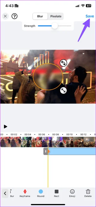 Hoe u een video of schermopname op de iPhone kunt vervagen