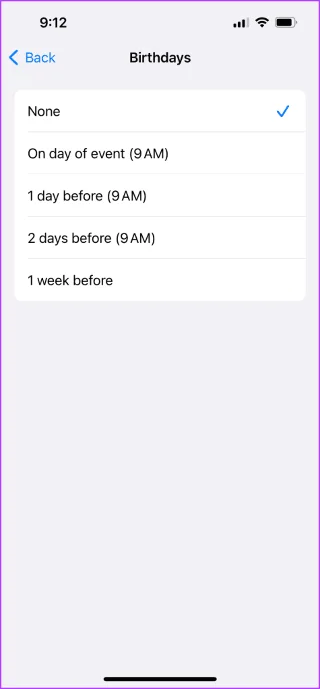 6 beste oplossingen voor verjaardagen die niet worden weergegeven in de Agenda-app op de iPhone