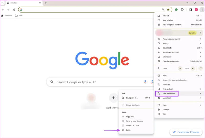 Ontbreekt de Cast-optie in Chrome? Hier leest u hoe u het weer aan de werkbalk kunt toevoegen