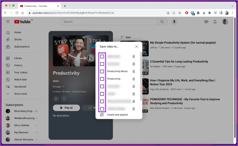 Come eliminare la playlist di YouTube su desktop o dispositivo mobile
