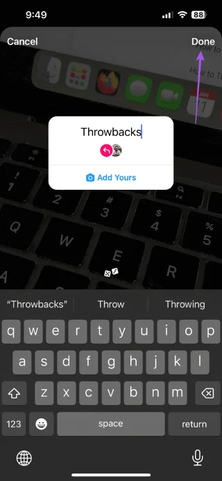 Comment utiliser l'autocollant «&nbsp;Ajouter le vôtre&nbsp;» sur une histoire Instagram