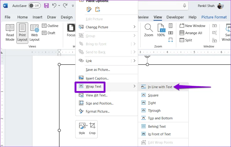 أهم 7 إصلاحات للخطأ "لا يمكن عرض هذه الصورة حاليًا" في Microsoft Word