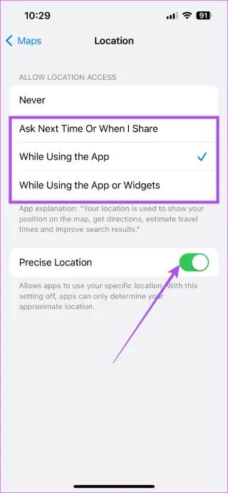 Die 6 besten Lösungen dafür, dass Apple Maps auf dem iPhone keinen Richtungspfeil anzeigt