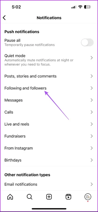 Come disattivare Segui i suggerimenti su Instagram