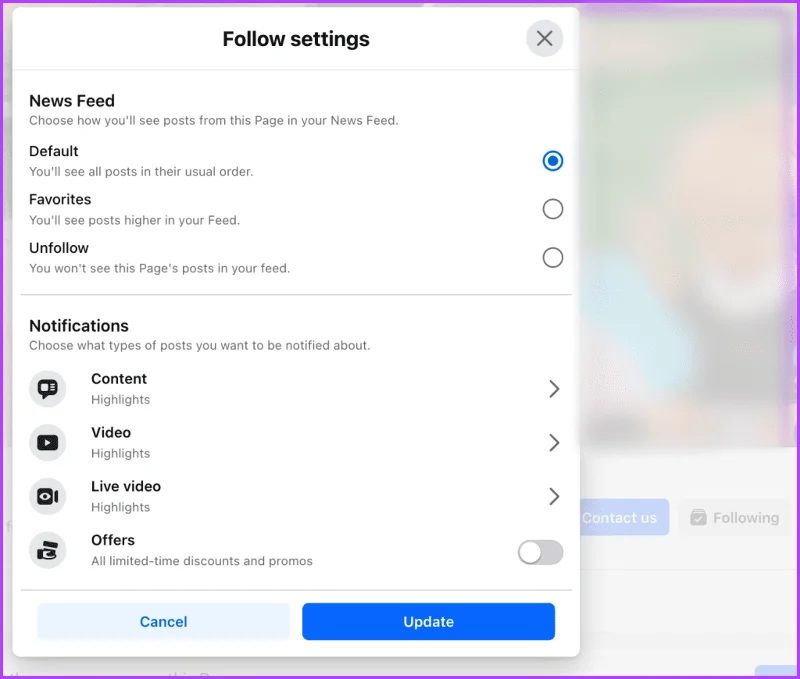 Come ricevere notifiche quando qualcuno pubblica su Facebook
