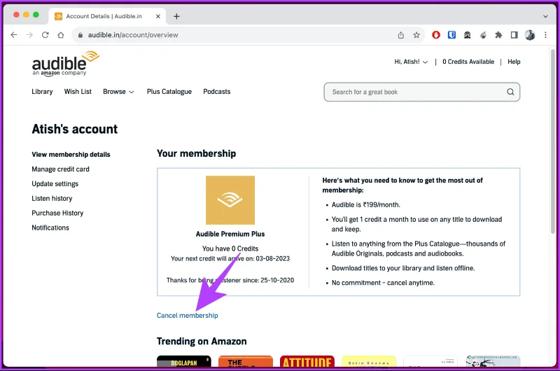 Comment suspendre ou annuler l'abonnement Audible sur n'importe quel appareil