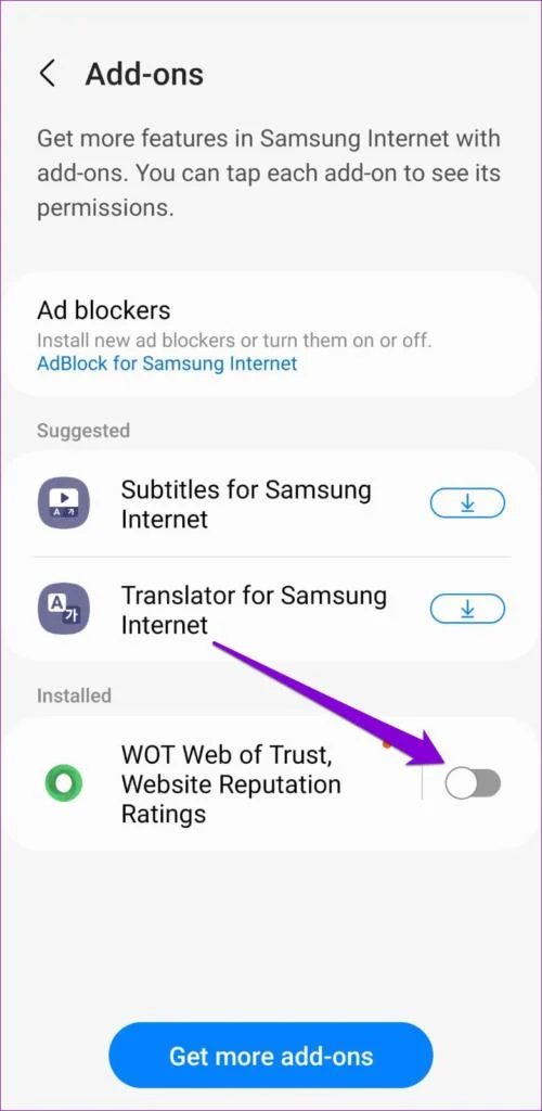 5 modi per risolvere il problema con il browser Internet Samsung che non carica le pagine