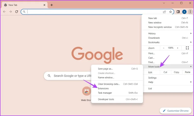 4 soluciones para que Google Chrome no abra nuevas pestañas en Windows