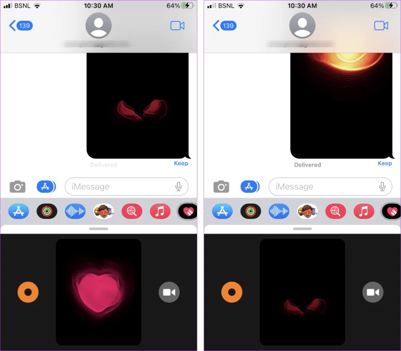 Top 9 iMessage-trucs zoals Pew Pew om speciale effecten op de iPhone toe te voegen