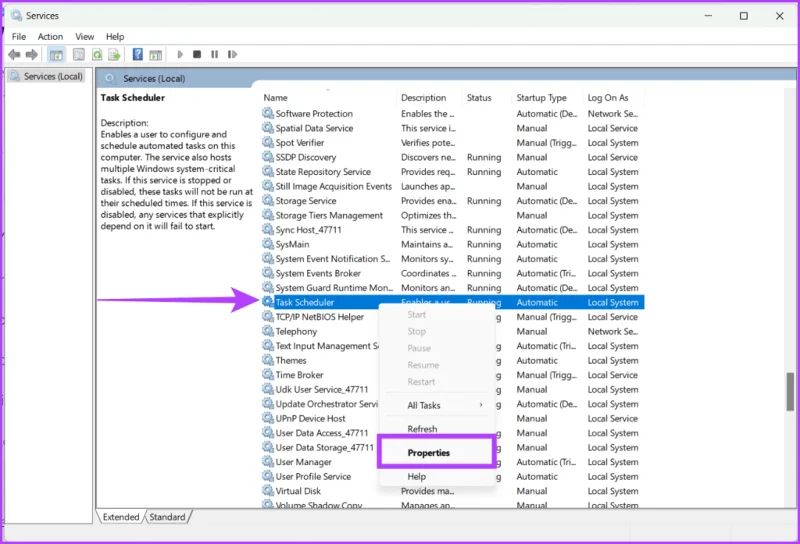 11 formas de arreglar el Programador de tareas que no funciona en Windows