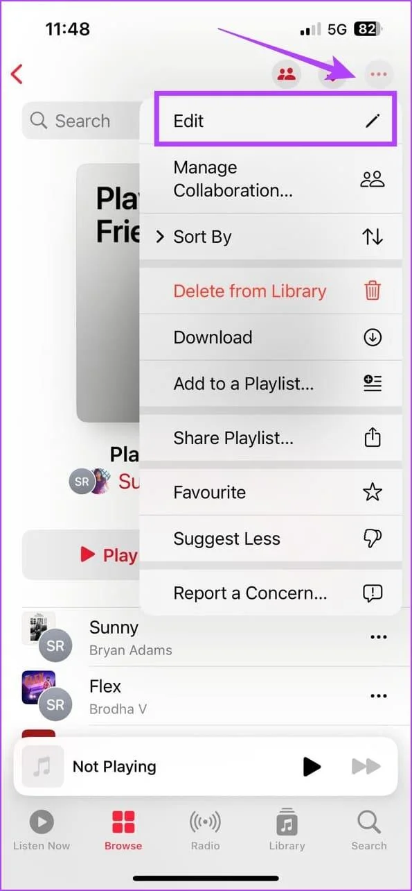 IOS 17.3: een gedeelde afspeellijst maken op Apple Music op iPhone
