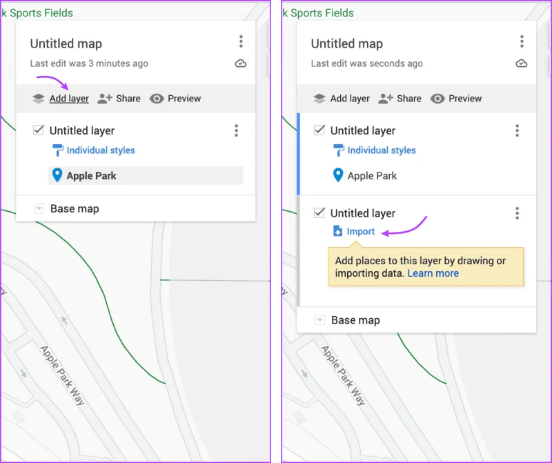 Come disegnare un raggio su Google Maps
