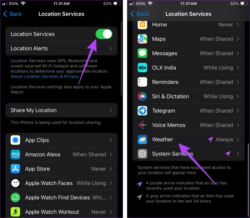 Hoe u de weerlocatie op iPhone, iPad of Apple Watch kunt wijzigen