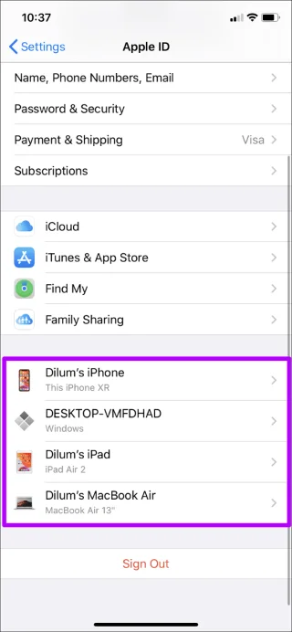 4 modi per rimuovere un dispositivo dallID Apple