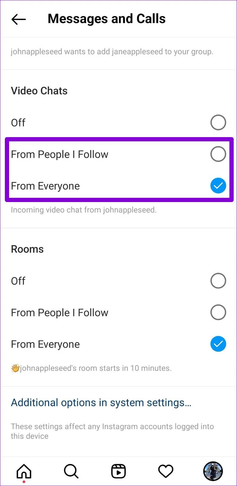 5 modi per risolvere il problema delle chiamate di Instagram che non squillano o non funzionano