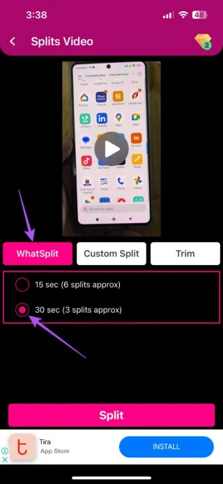 Comment télécharger des vidéos d'état WhatsApp de plus de 30 secondes