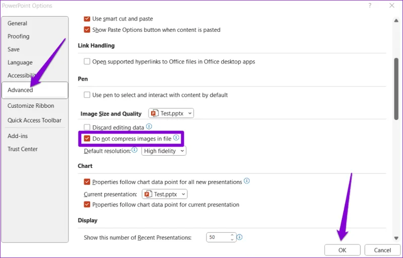 As 8 principais correções para o PowerPoint não exibir imagens no Windows