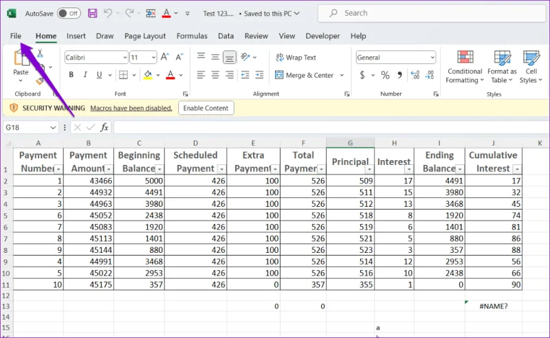 أهم 6 إصلاحات لخطأ Microsoft في حظر وحدات الماكرو في Excel لنظام التشغيل Windows
