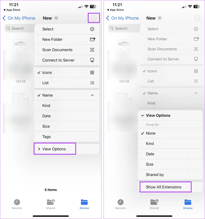 Hoe u het bestandstype (extensie) op de iPhone kunt wijzigen