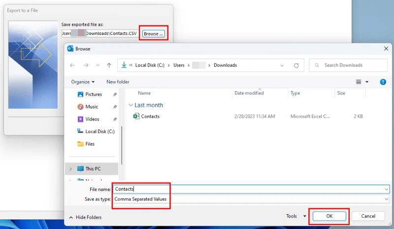 Importeer Outlook Contacten In Windows Live Mail