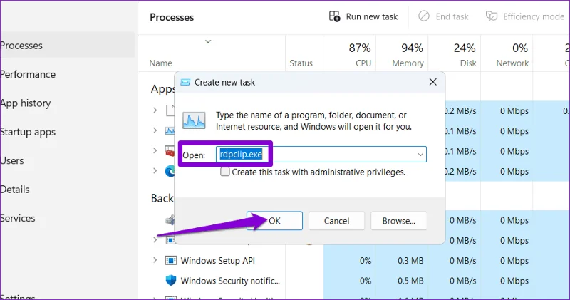 5 soluciones para copiar y pegar en escritorio remoto que no funcionan en Windows