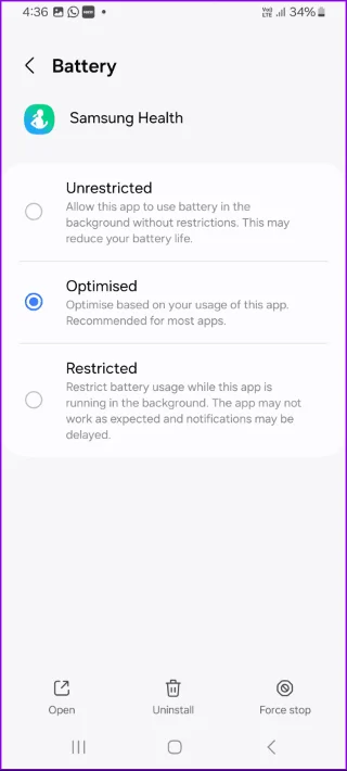 8 migliori soluzioni per l'app Samsung Health che non tiene traccia dei passaggi sui telefoni Samsung Galaxy