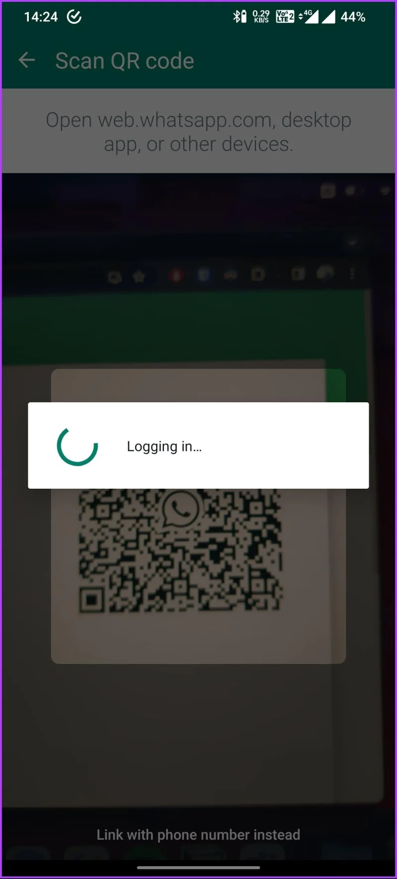 QR-code scannen